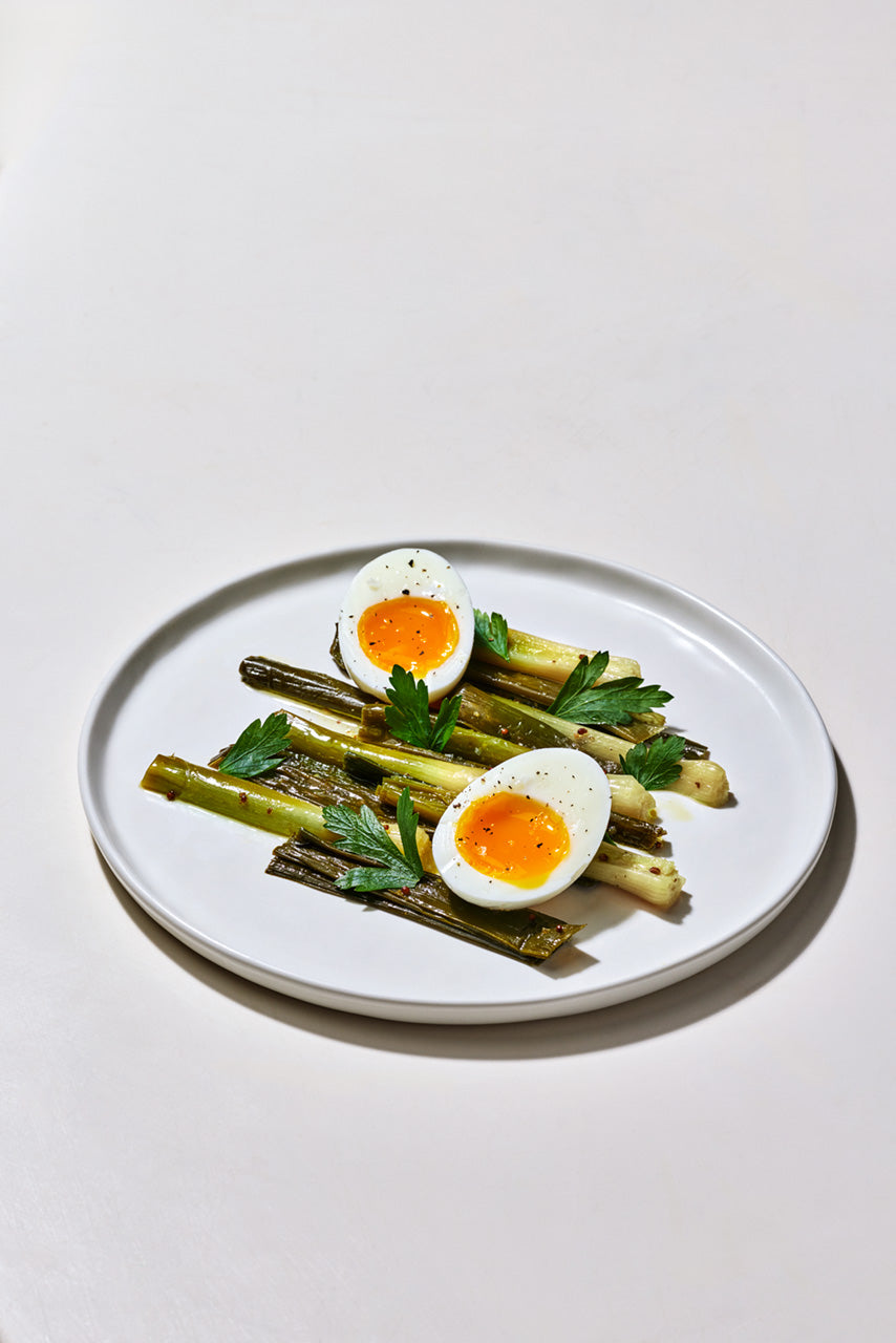 Sweet Garleek Soft Boiled Eggs