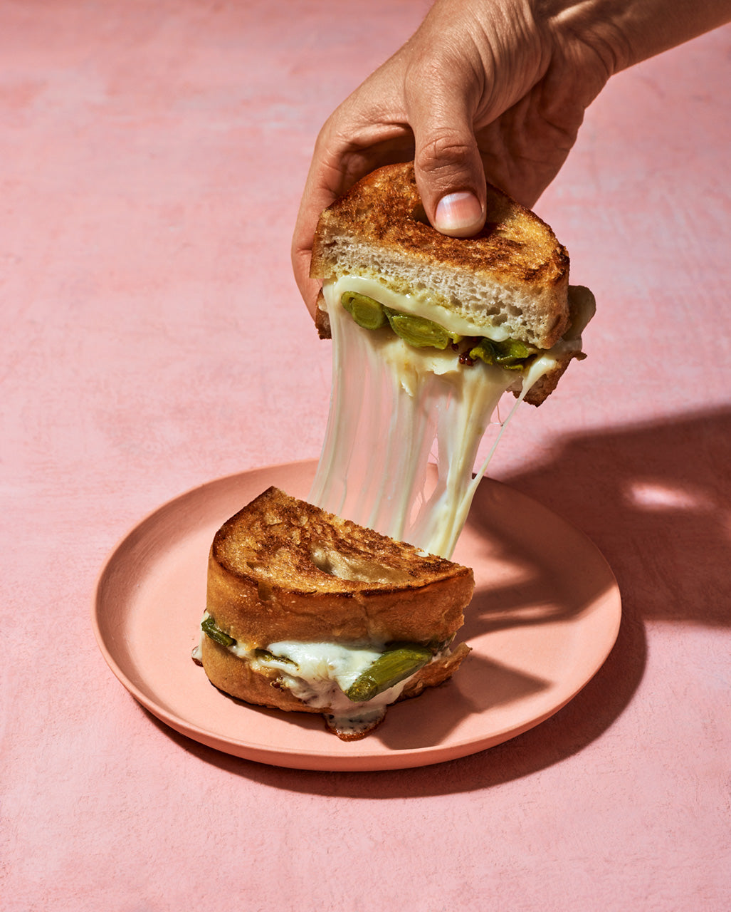 Sweet Garleek Grilled Cheese