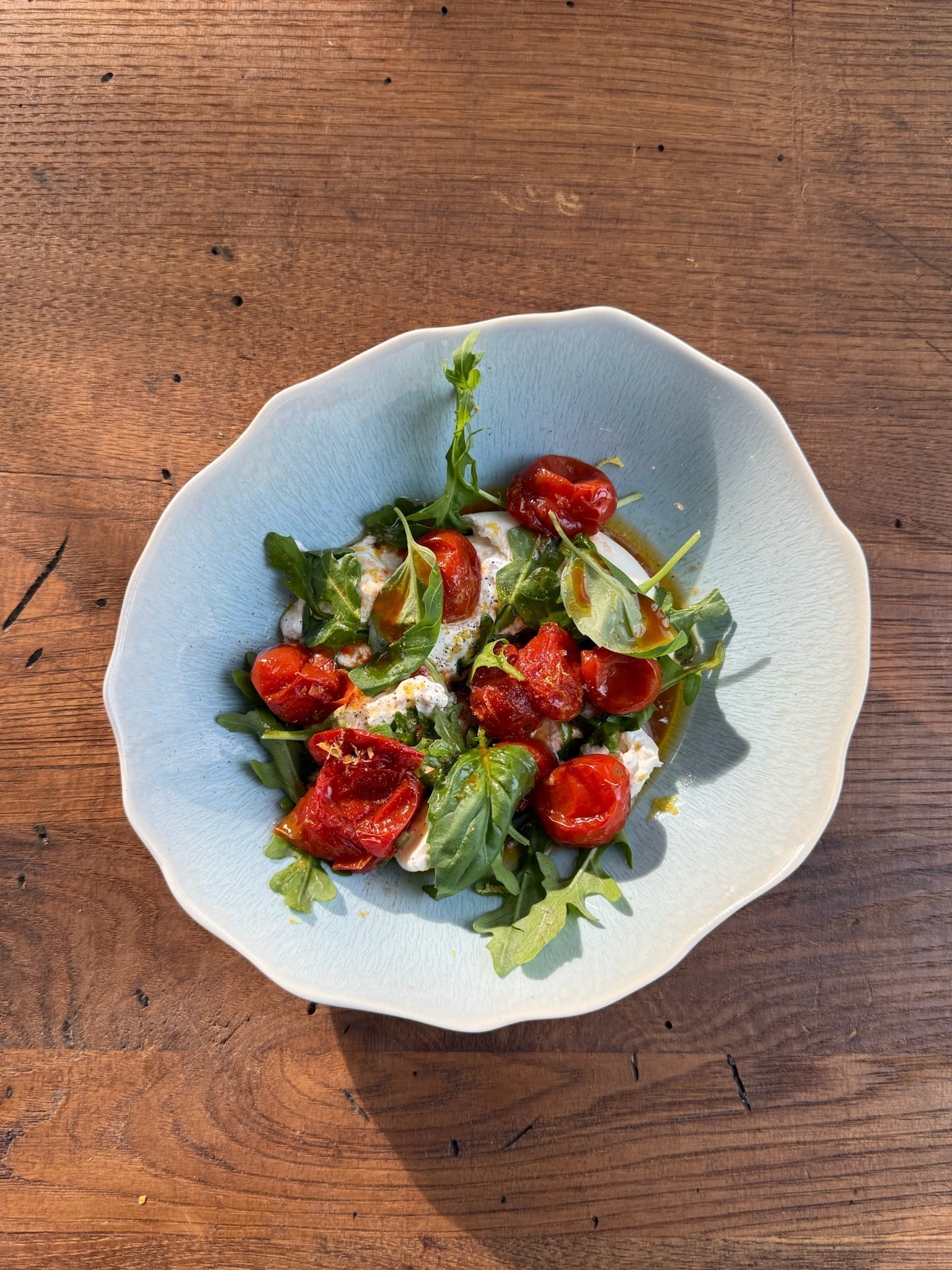 Sweet Prince, Arugula and Burrata Caprese