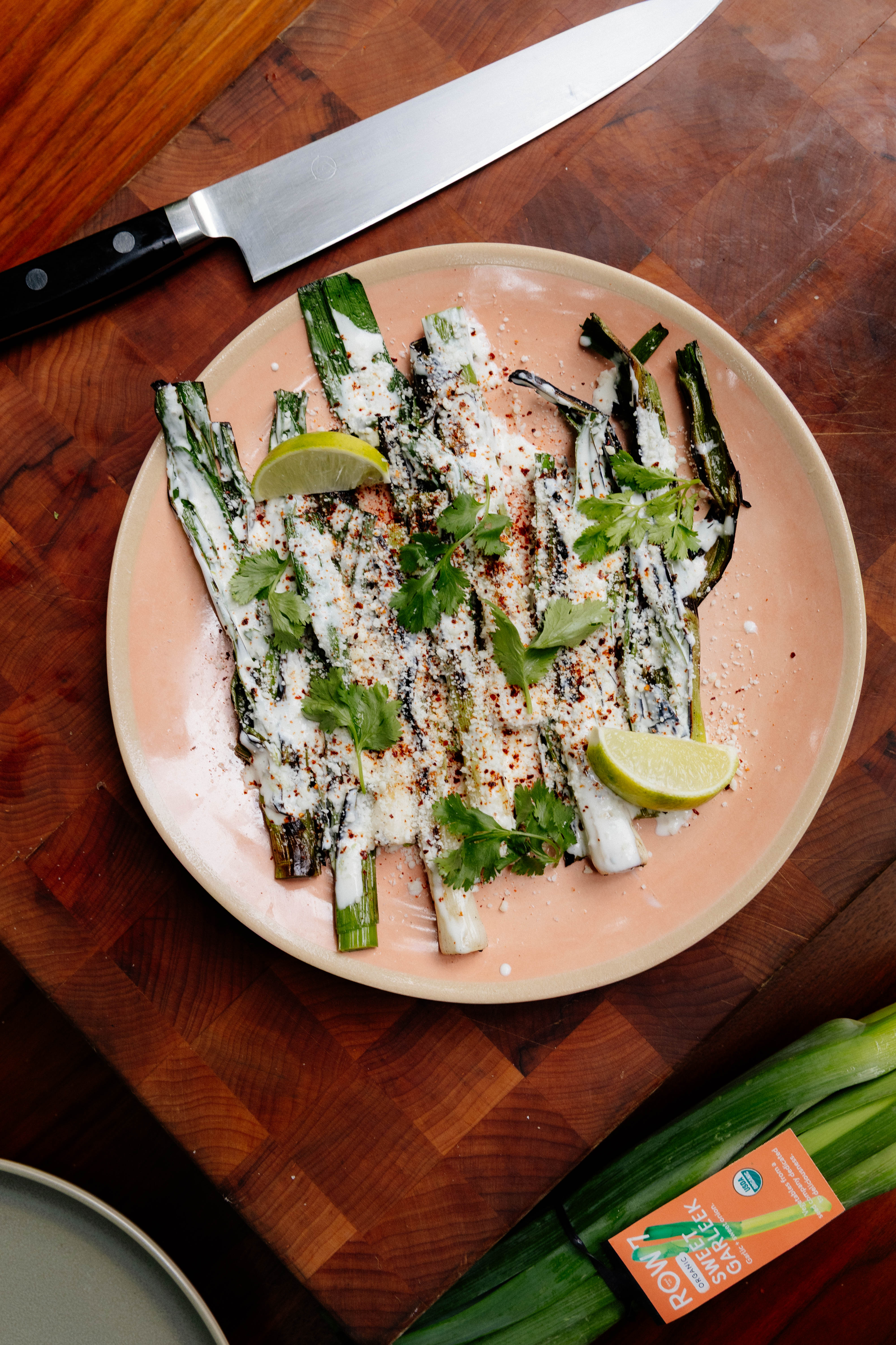 Grilled Sweet Garleek Elote