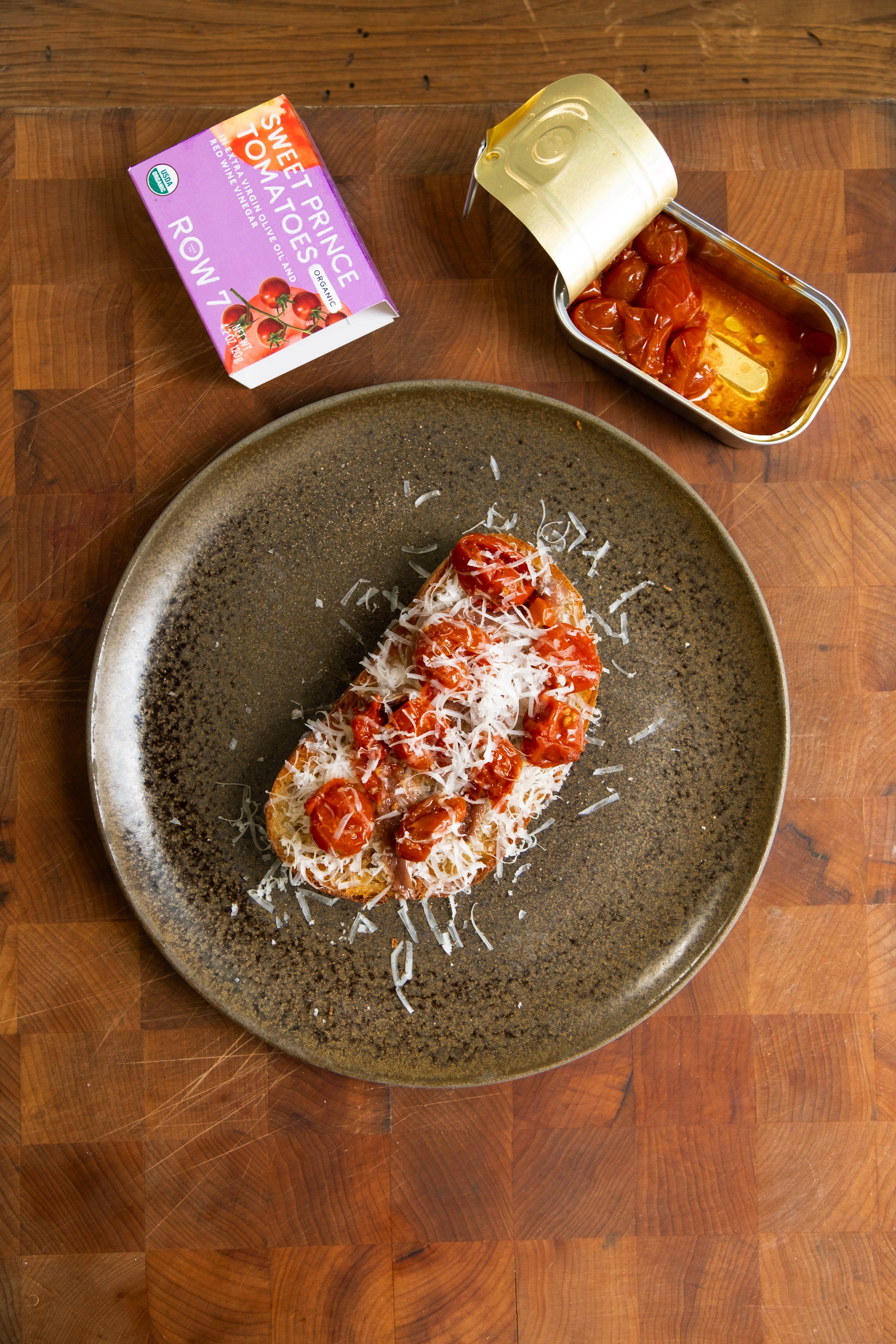 Sweet Prince with Anchovy and Manchego on Sourdough